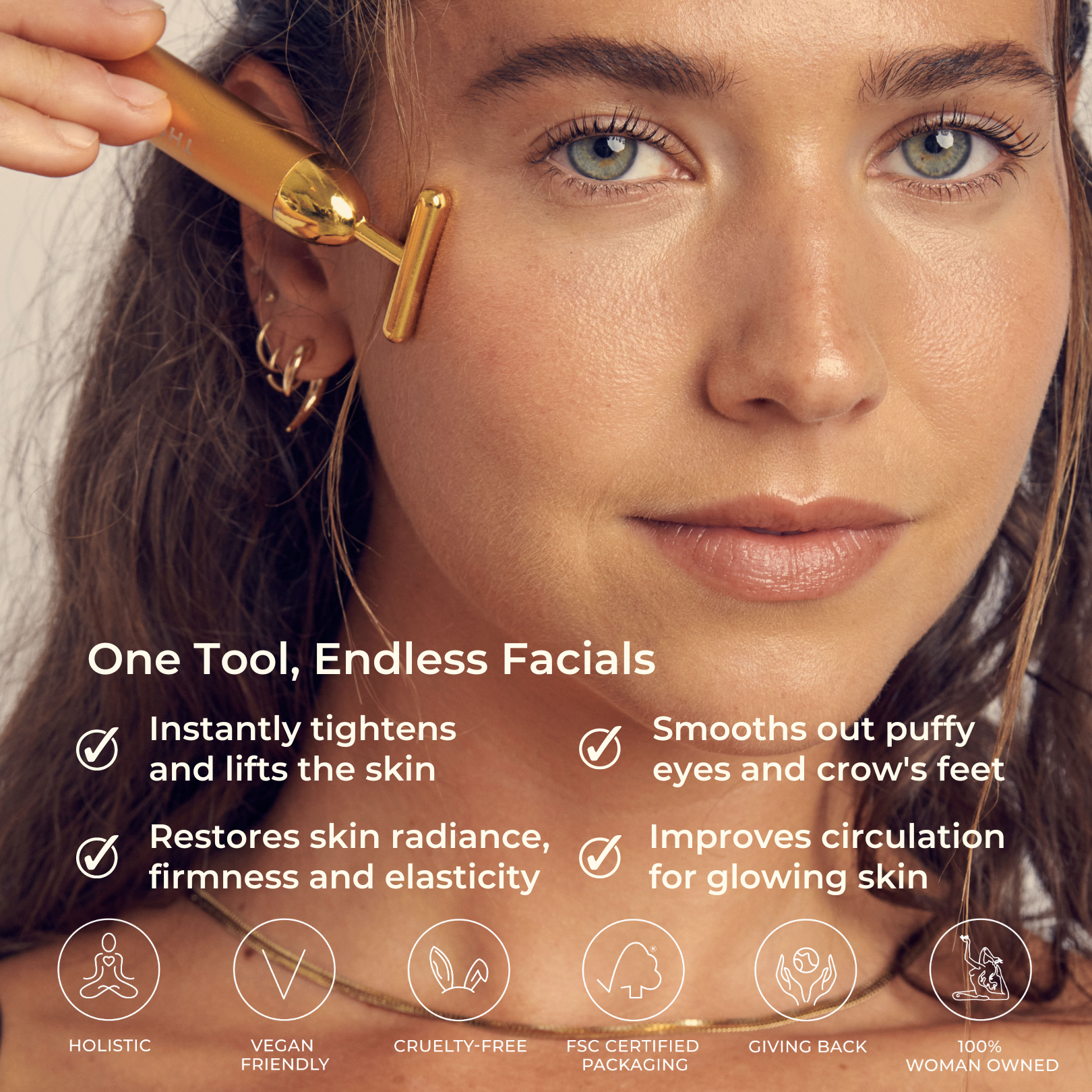 Gold Pulse Firming Face Wand