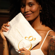 The Golden Secrets Skincare Bags Signature White Skincare Bag