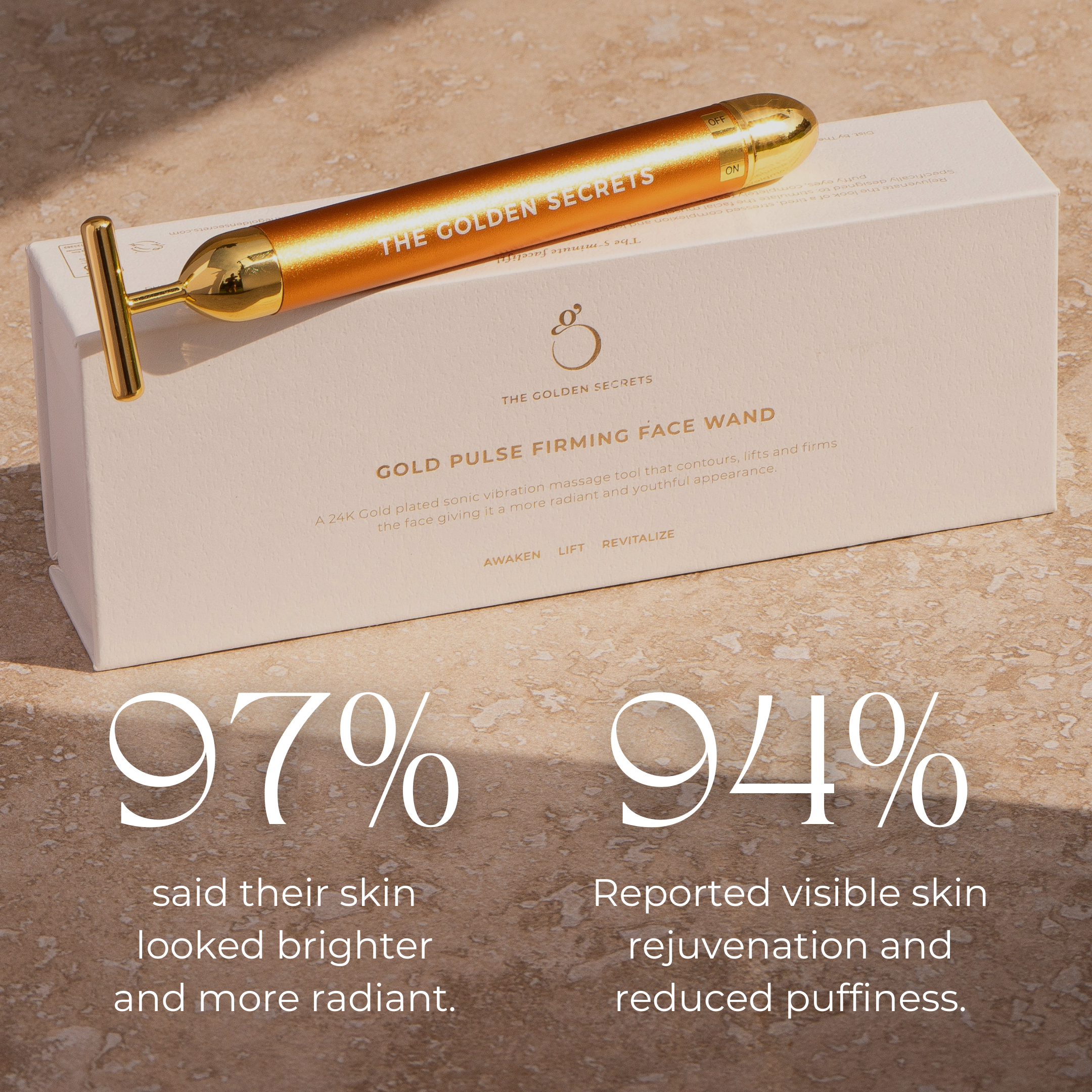 Gold Pulse Firming Face Wand – THE GOLDEN SECRETS