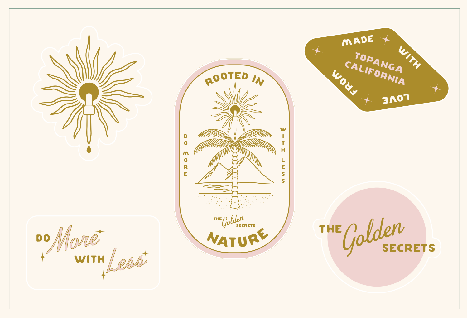 Golden Sun Sticker Pack