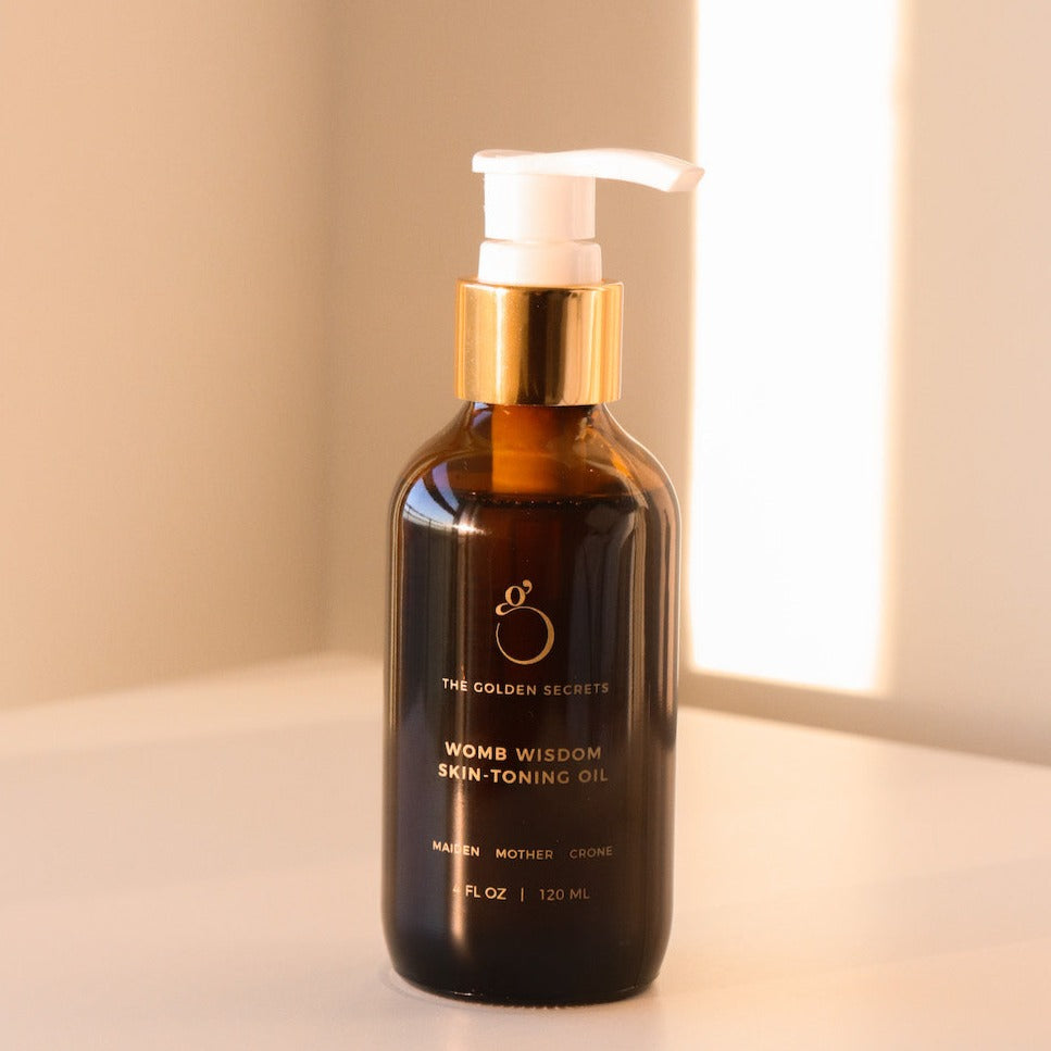 Womb Wisdom Skin-Toning Oil – THE GOLDEN SECRETS